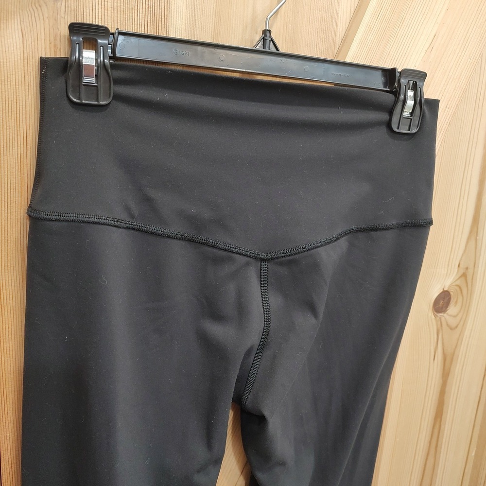 Lululemon Wunder Under High Rise Crop Leggings Black Women's Sz 8 Yoga Athletic - Picture 4 of 7